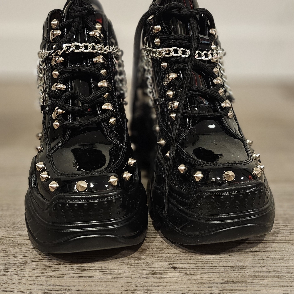Anthony Wang Space Candy Studded Platform Sneakers - Picture 3 of 6
